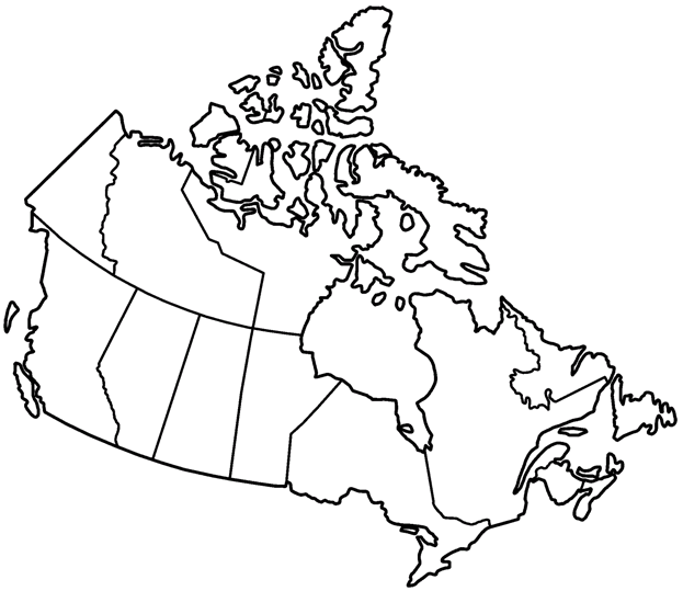 Geografia e Mapas Canada