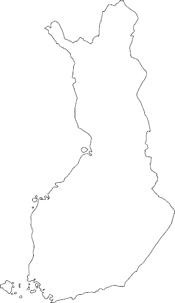Geografia e Mapas Finland
