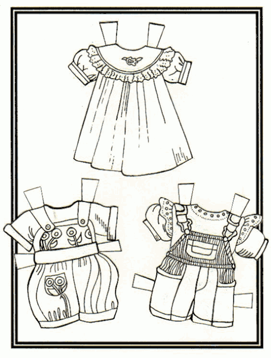 Bonecas de Papel Jacque 1