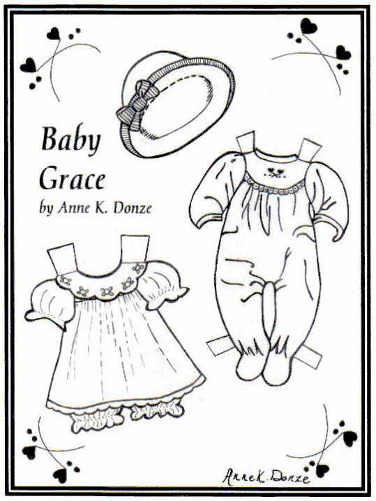 Bonecas de Papel Grace 1