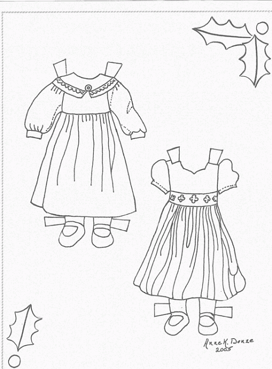 Bonecas de Papel Alice 1