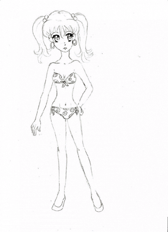 Bonecas de Papel Base 1