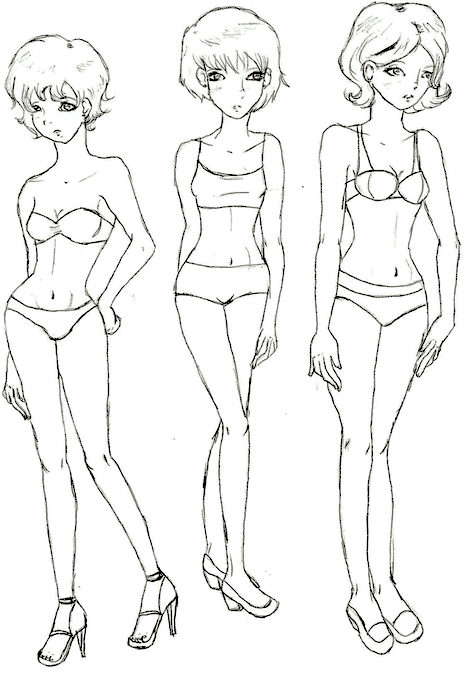 Bonecas de Papel Base 2