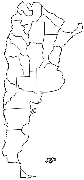 Geografia e Mapas Argentina