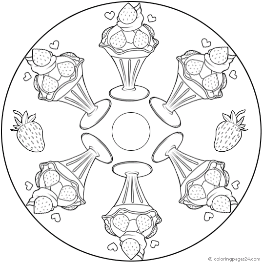 Desenho de Mandala 44 para Colorir - Colorir.com